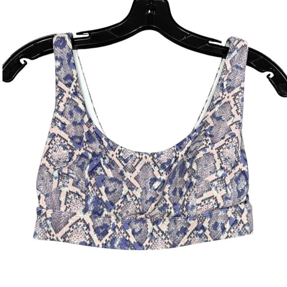 NEW-NWT Varley Let’s Move Severn Bra BMLS Snake Print Small - Picture 3 of 6